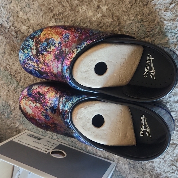 NWT!  Dansko Metallic clogs mules - Picture 8 of 10